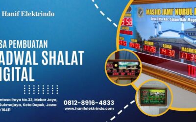 Jadwal Sholat Digital Full Colour