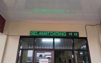 Running Text Hijau Sekolah